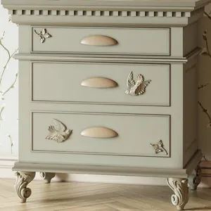 oak decorative carved furniture leg 